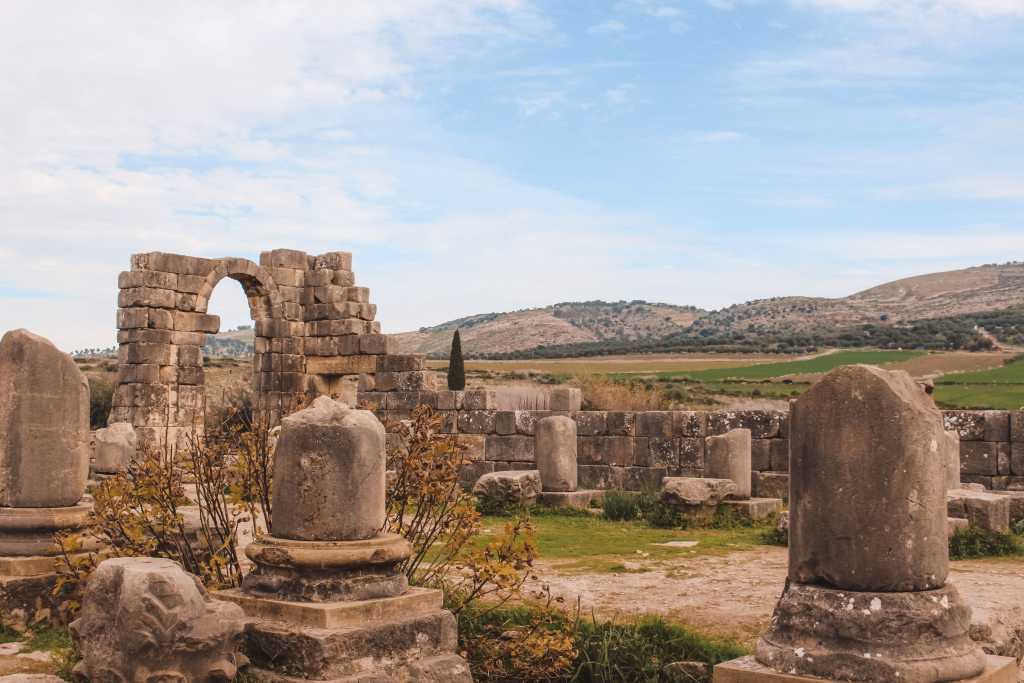 Lost city ancient Roman ruins Volubilis Morocco | Round trip Morocco