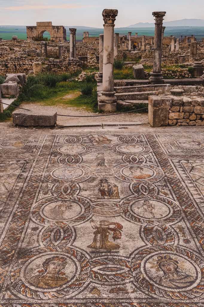 Lost city ancient Roman ruins Volubilis Morocco | Round trip Morocco