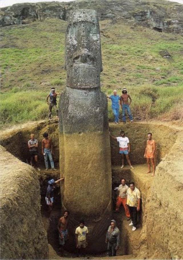 Full Easter Island bodies