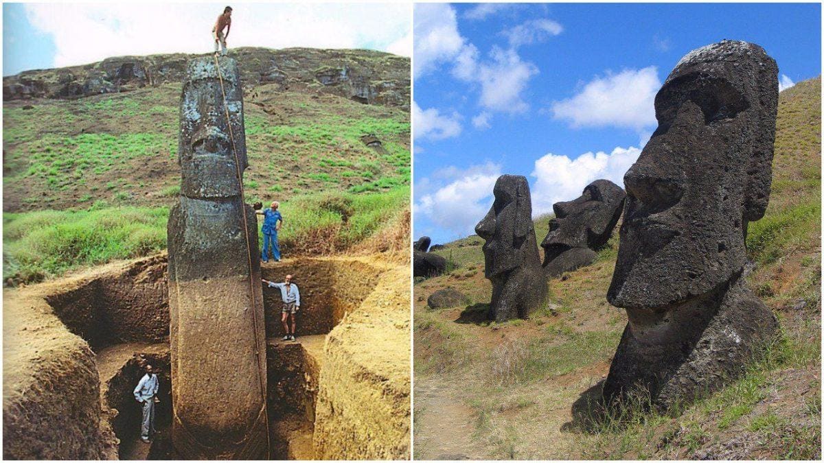 Unveiling the Full Structure of Easter Island’s Moai Statues