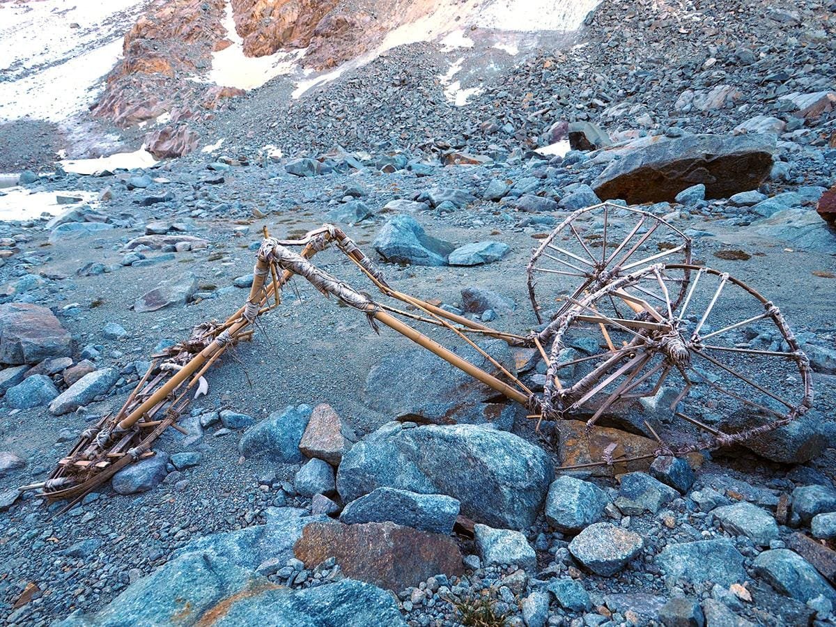 A Frozen Enigma: Bamboo Cart Unearthed in Swiss Glacier