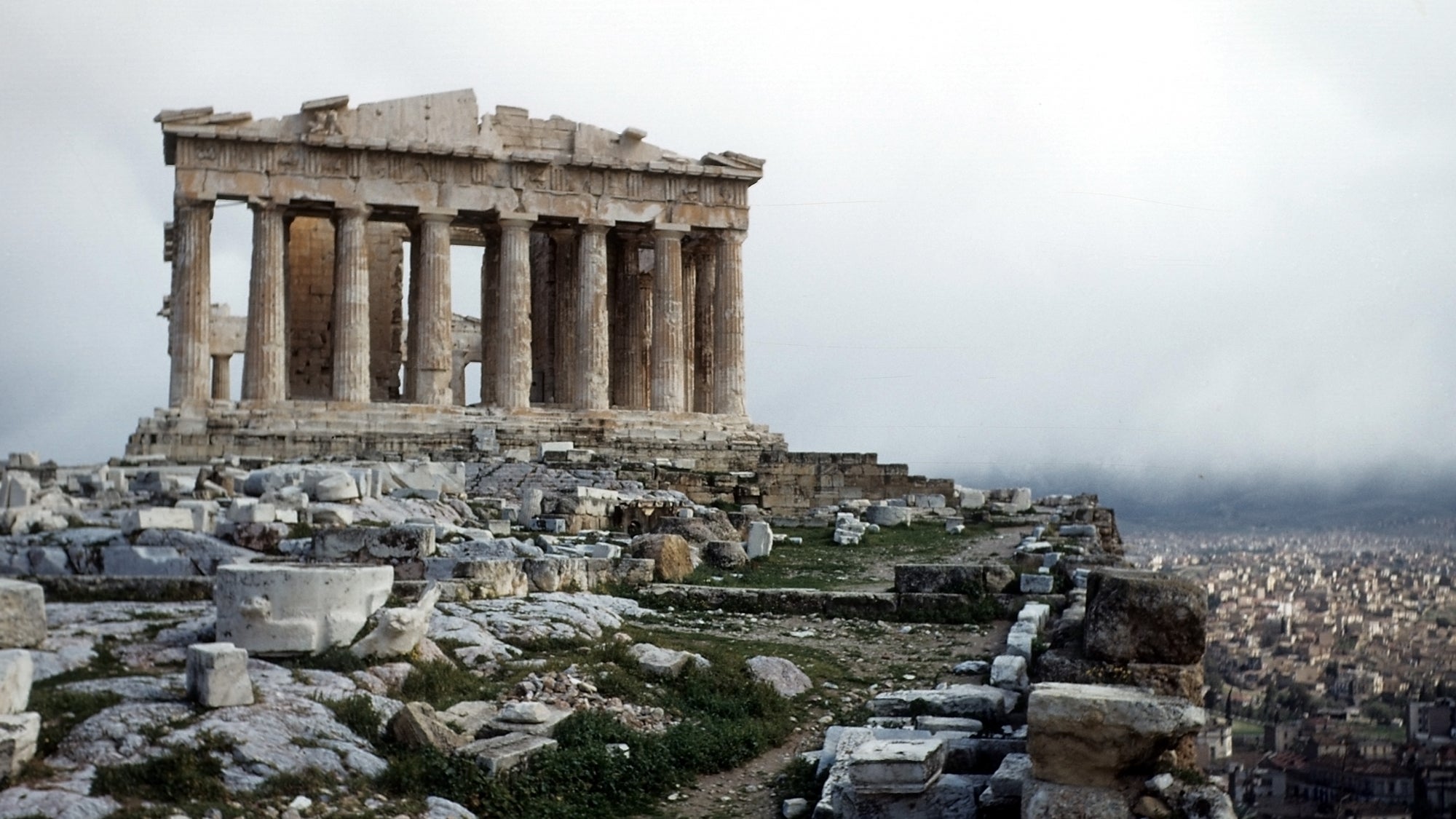 The Parthenon in Winter: A Majestic Symbol of Resilience