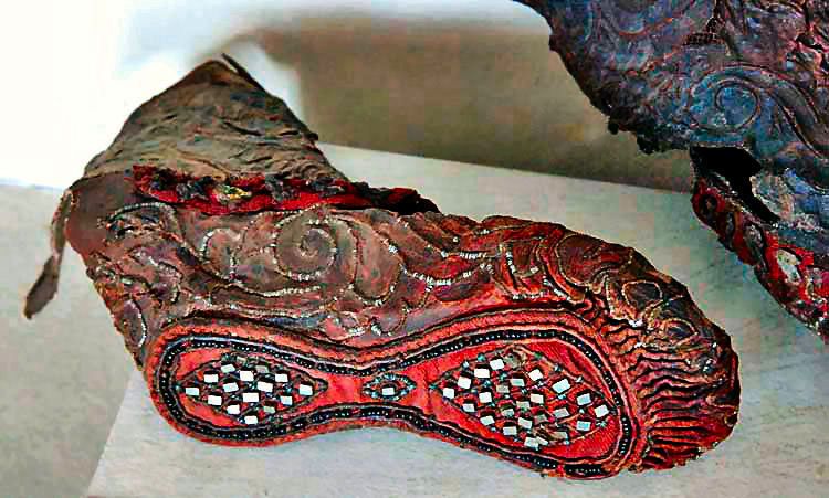 Frozen Relics of the Scythian Warriors: 2,300-Year-Old Boots of a Nomadic Woman