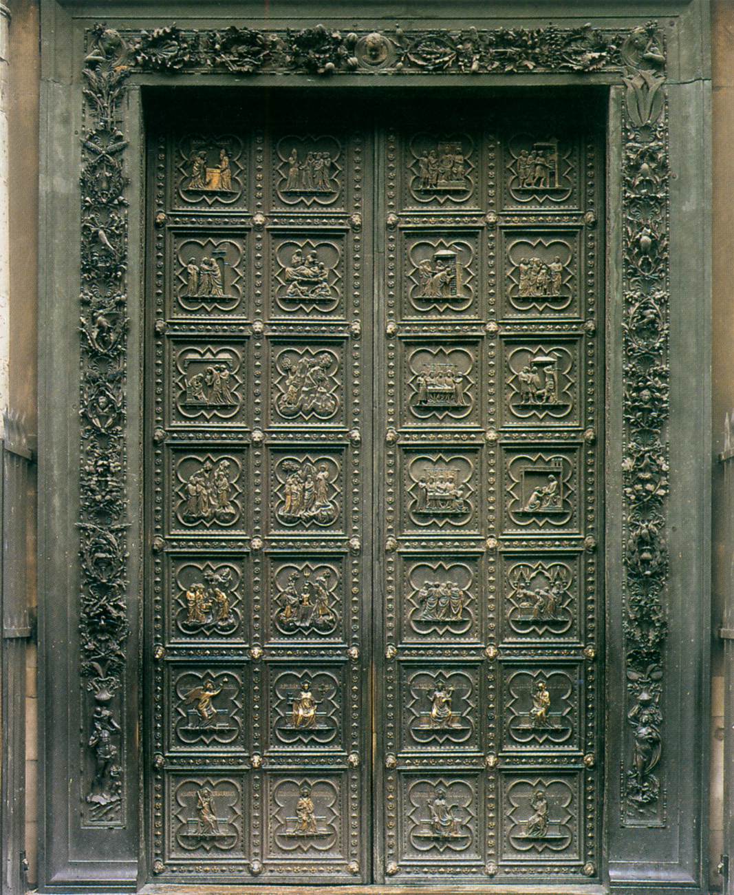 South doors (Life of St John the Baptist) by PISANO, Andrea