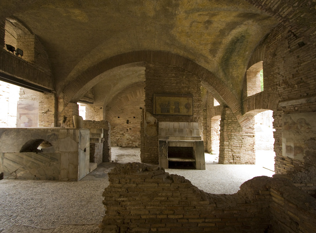 Roman Tavern (Ostia Antica) | This is a Thermopolium, a shop… | Flickr