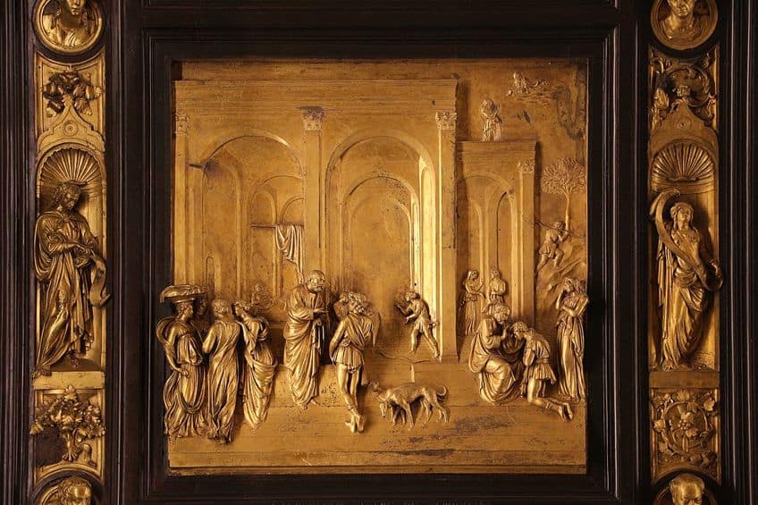 "Cổng thiên đường" của Lorenzo Ghiberti - Phân tích chi tiết