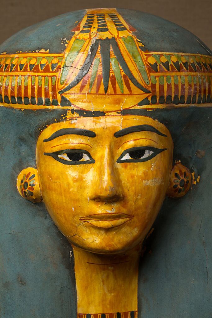 Detail of the Inner Coffin of the Chantress of Amun-Re Henuttawy