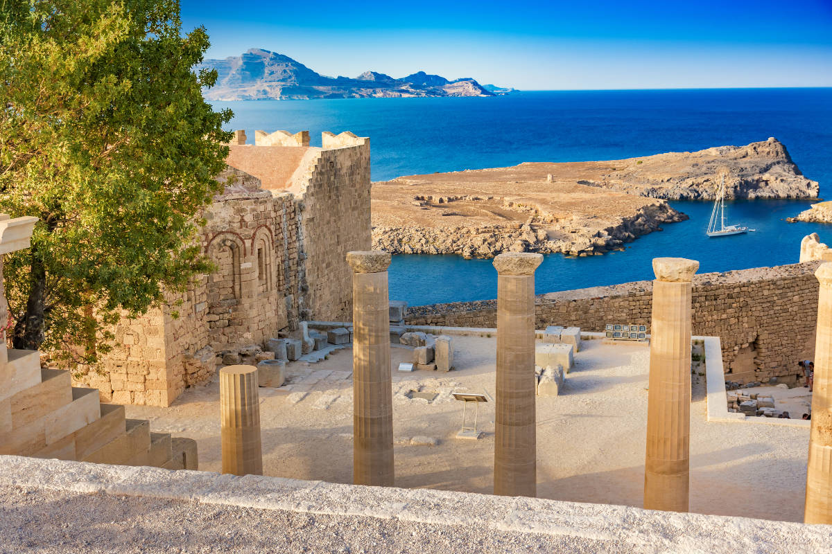 Acropolis of Lindos, Rhodes island - Greece