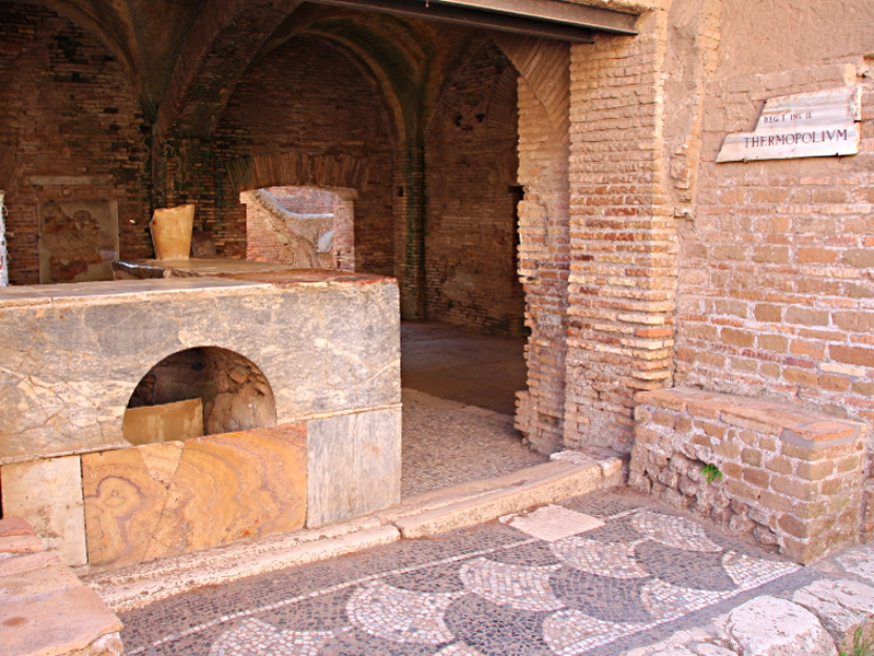 The Thermopolia of Ostia Antica: Ancient Roman Fast-Food Shops Revealed