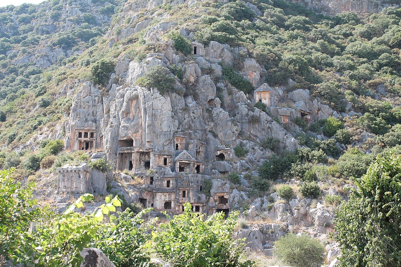 The Spectacular Lycian Rock-Hewn Tombs: A Testament to Unique Architecture