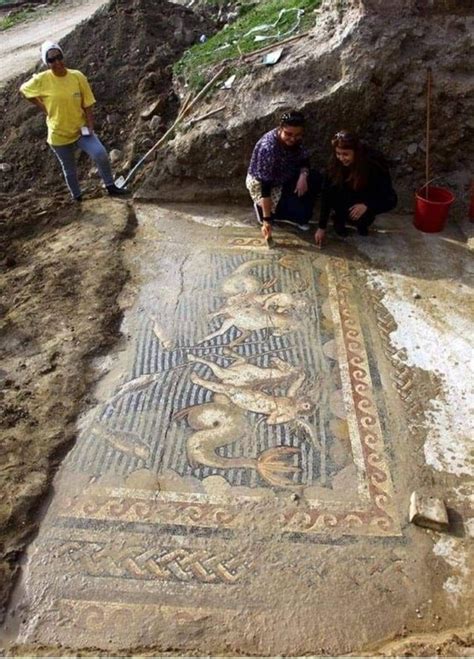 Unique Eros Mosaic Depicting the Mythical Hippocampus Discovered in Turkey