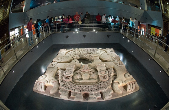 Tlaltecuhtli monolith below Tenochtitlan's Great Pyramid | The Human Family