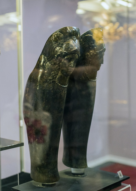 Bronze greaves from the tomb of Seuthes III | Found in the G… | Flickr