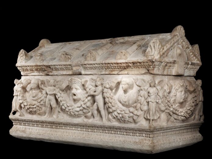 The Roman Marble Sarcophagus of Dionysos: A Masterpiece of Myth and Symbolism