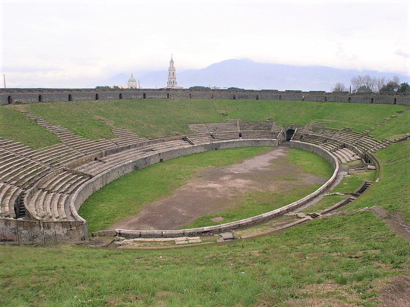 The Ancient Amphitheatre of Pompeii: A Testament to Roman Engineering and Entertainment