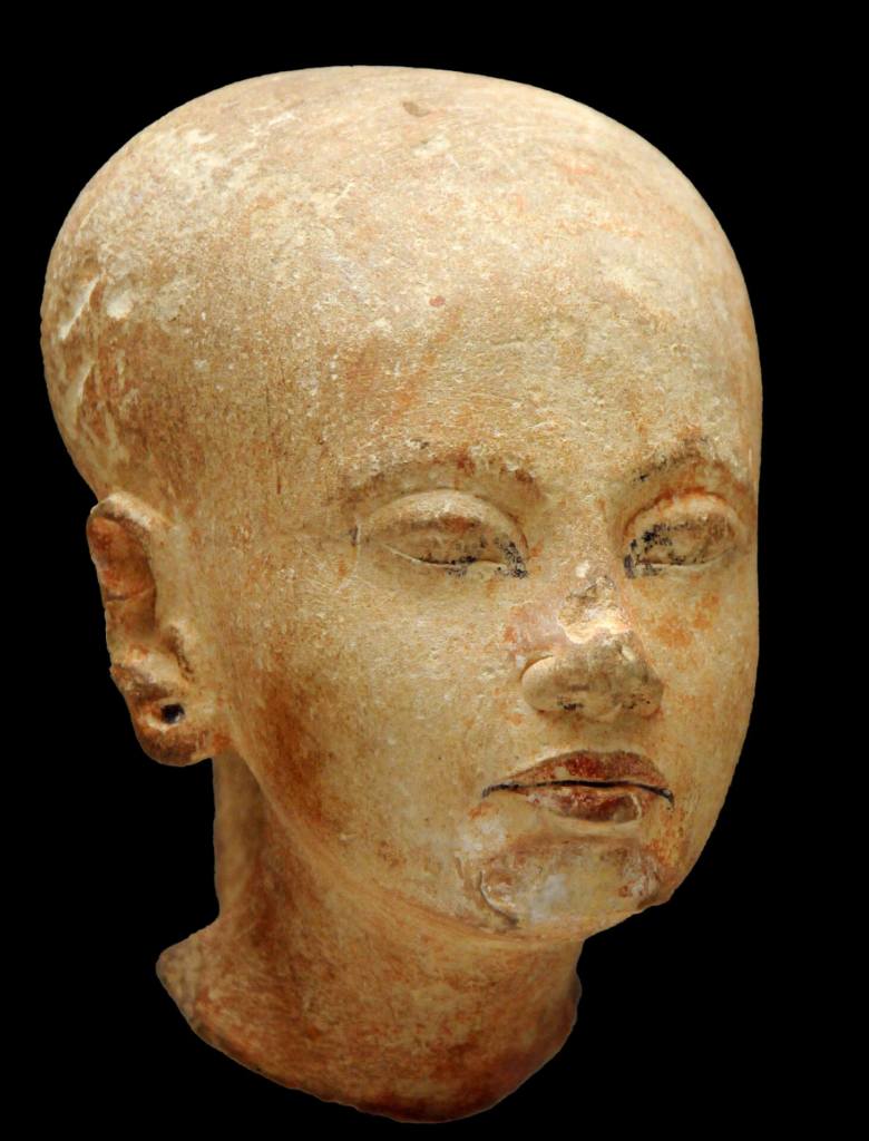 The serene baby face of an Amarna Princess